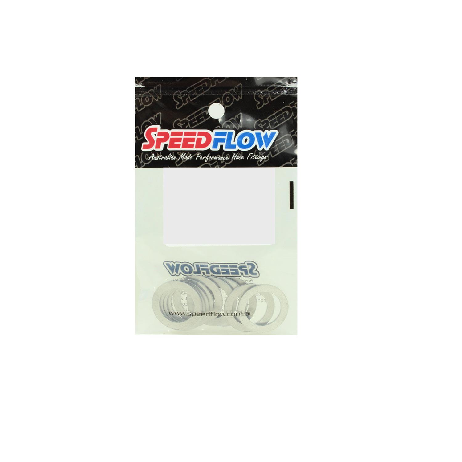 Speedflow Racing Speedflow USA 902-04-X Speedflow Aluminum Crush Washers | Summit Racing