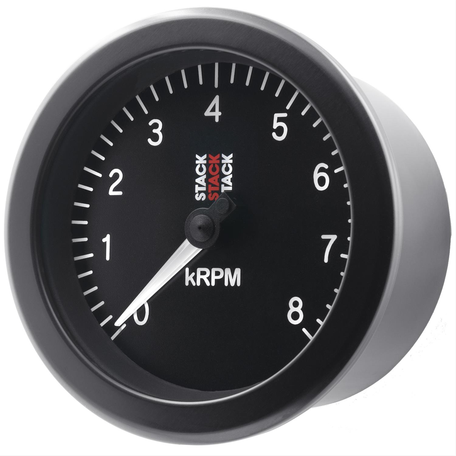 Stack Gauges ST100-08 TACHOMETER, SPORT, 88MM, BLACK, 0-8K RPM thumbnail 3