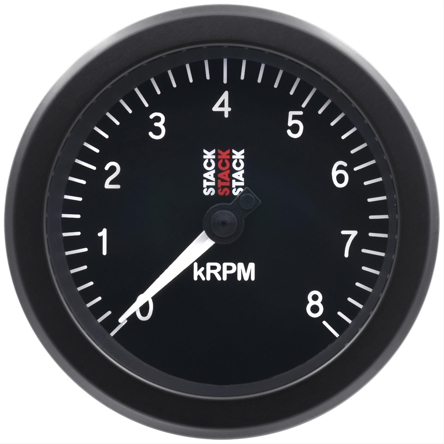 Stack Gauges ST100-08 TACHOMETER, SPORT, 88MM, BLACK, 0-8K RPM thumbnail 2