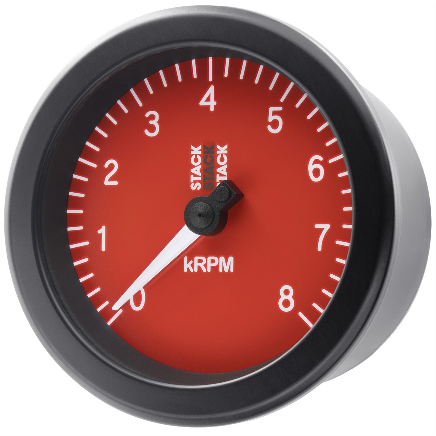 Stack Gauges ST100-08R TACHOMETER, SPORT, 88MM, RED, 0-8K RPM thumbnail 4