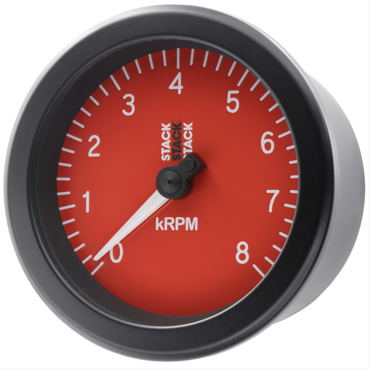 Stack Gauges ST100-08R TACHOMETER, SPORT, 88MM, RED, 0-8K RPM thumbnail 3