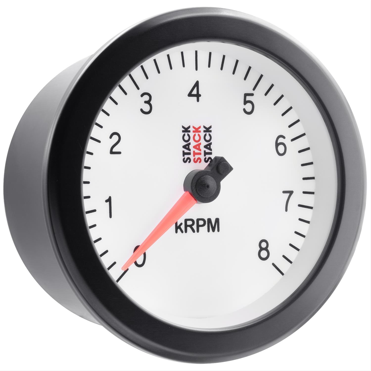 Stack Gauges ST100-08W TACHOMETER, SPORT, 88MM, WHITE, 0-8K RPM thumbnail 6