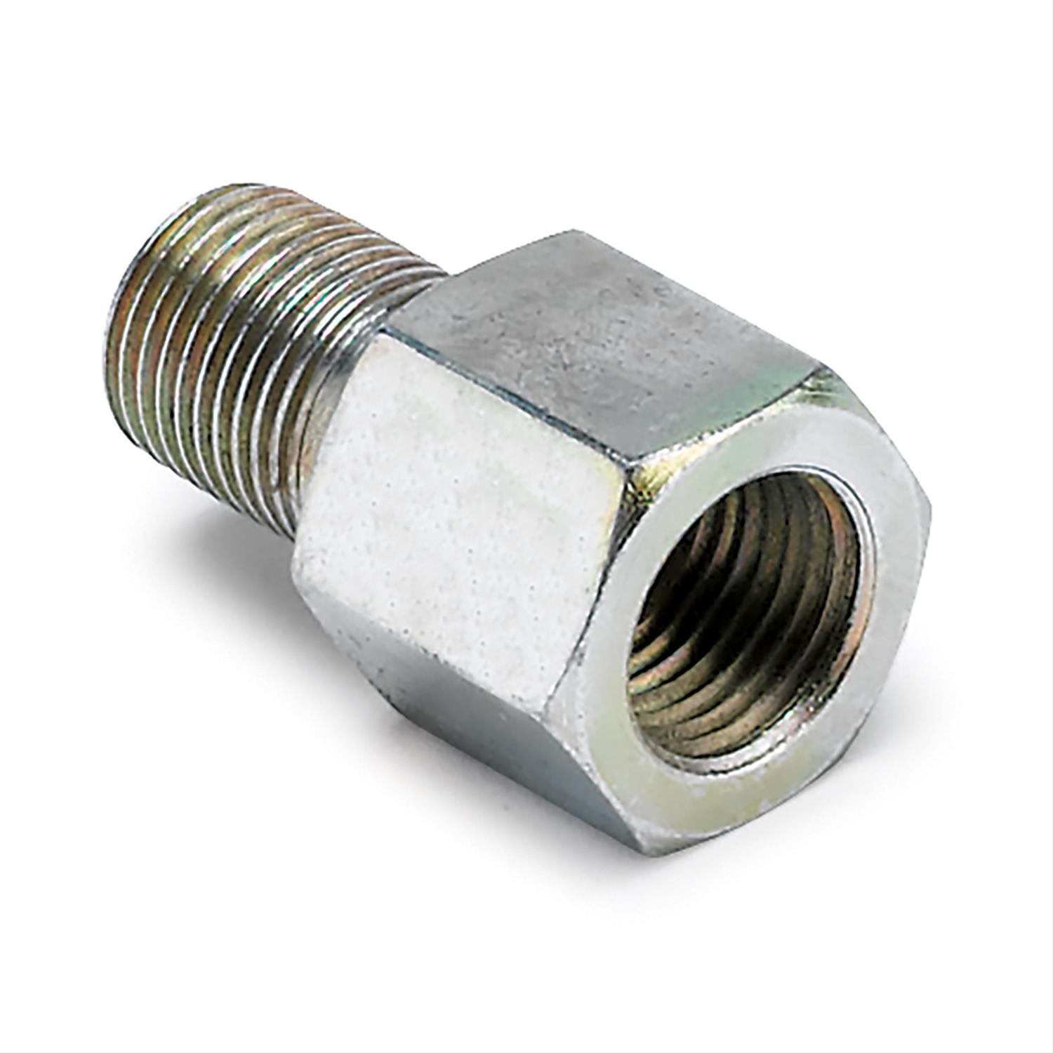 Stack Adapter Fittings ST154006 Fitting, Gauge Adapter, Straight, Steel, Natural, 1/8 in. NPT Female Threads, 1/8 in. BSP Male Threads, Each