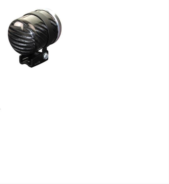 Stack Gauges Gauge Panels, Pods and Mounting Cups ST262121 GAUGE MOUNT, 52MM, PEDESTAL W/ CARBON FIBRE CUP
