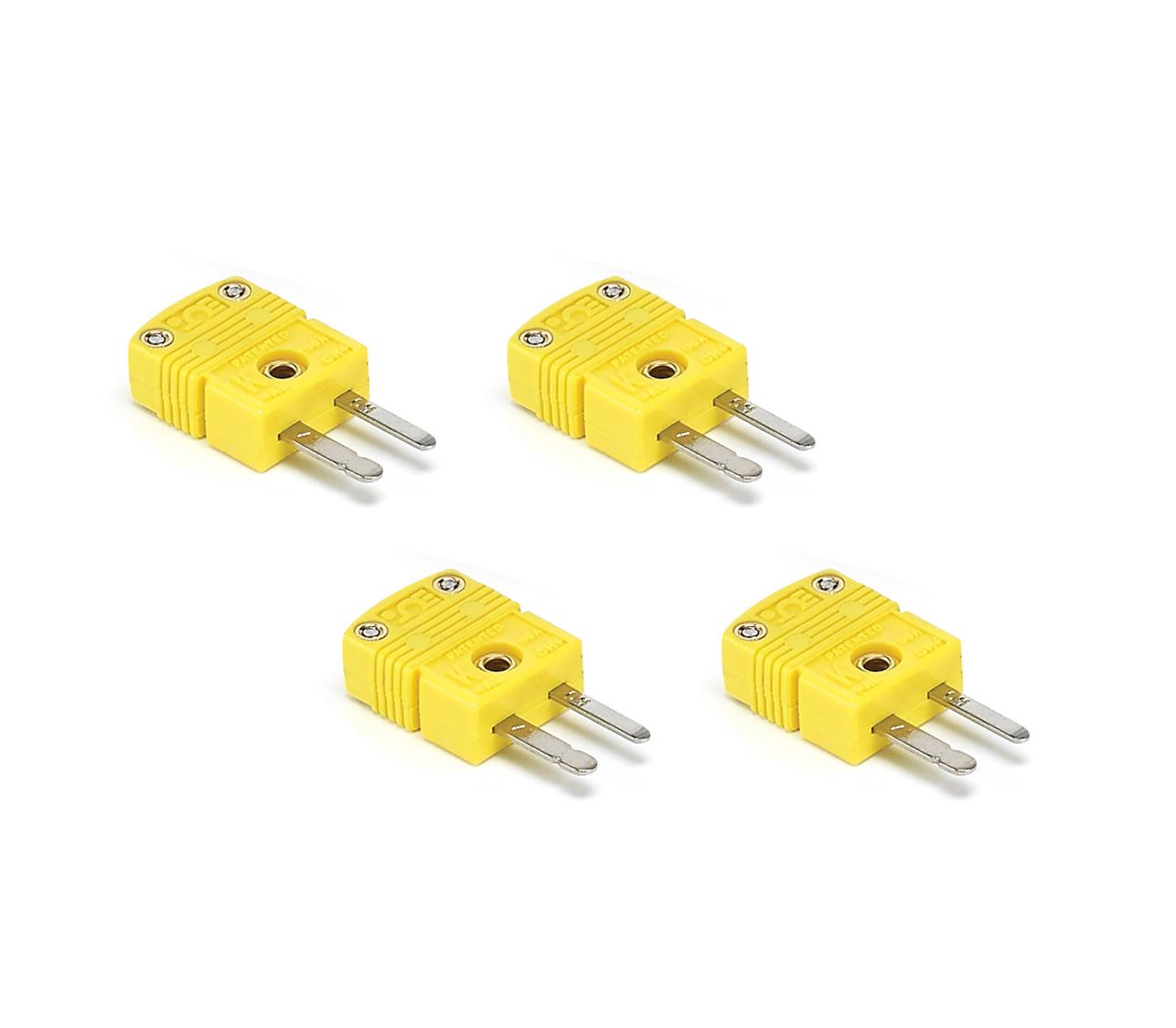 Stack Gauges Data Acquisition Components ST269382 Connector Kit, Type K Thermocouple, Plug (Male), qty. 4