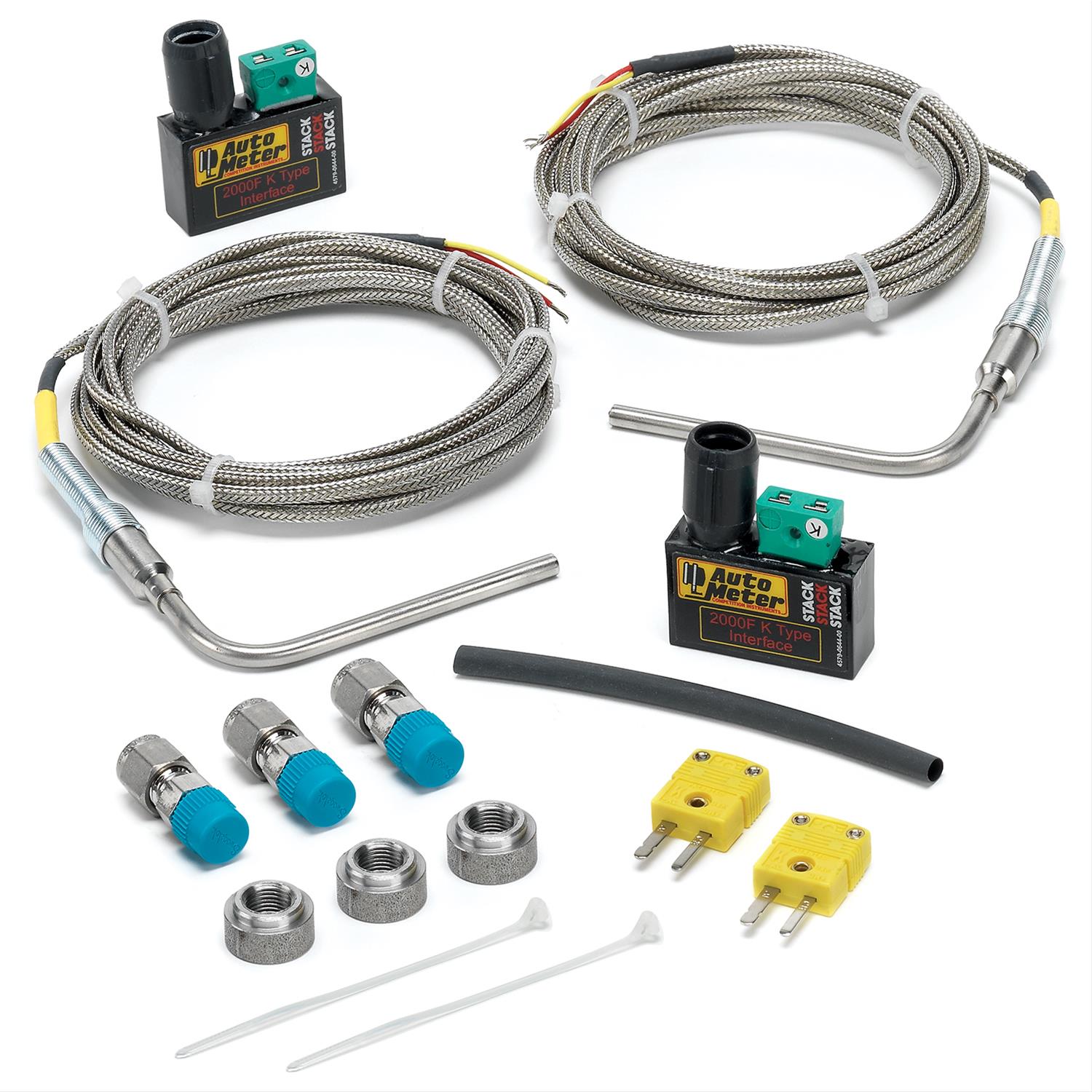 Stack Gauges Data Acquisition Components ST269516 Exhaust Gas Temperature Two Sensor Kit, Exposed Tip Thermocouple
