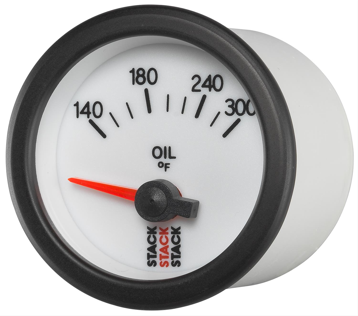 Stack Professional Stepper Motor Analog Gauges ST3260 Gauge, Stepper, Oil Temperature, 140-300 Degrees F, 2 1/16 in., Analog, White Face, Electrical thumbnail 2