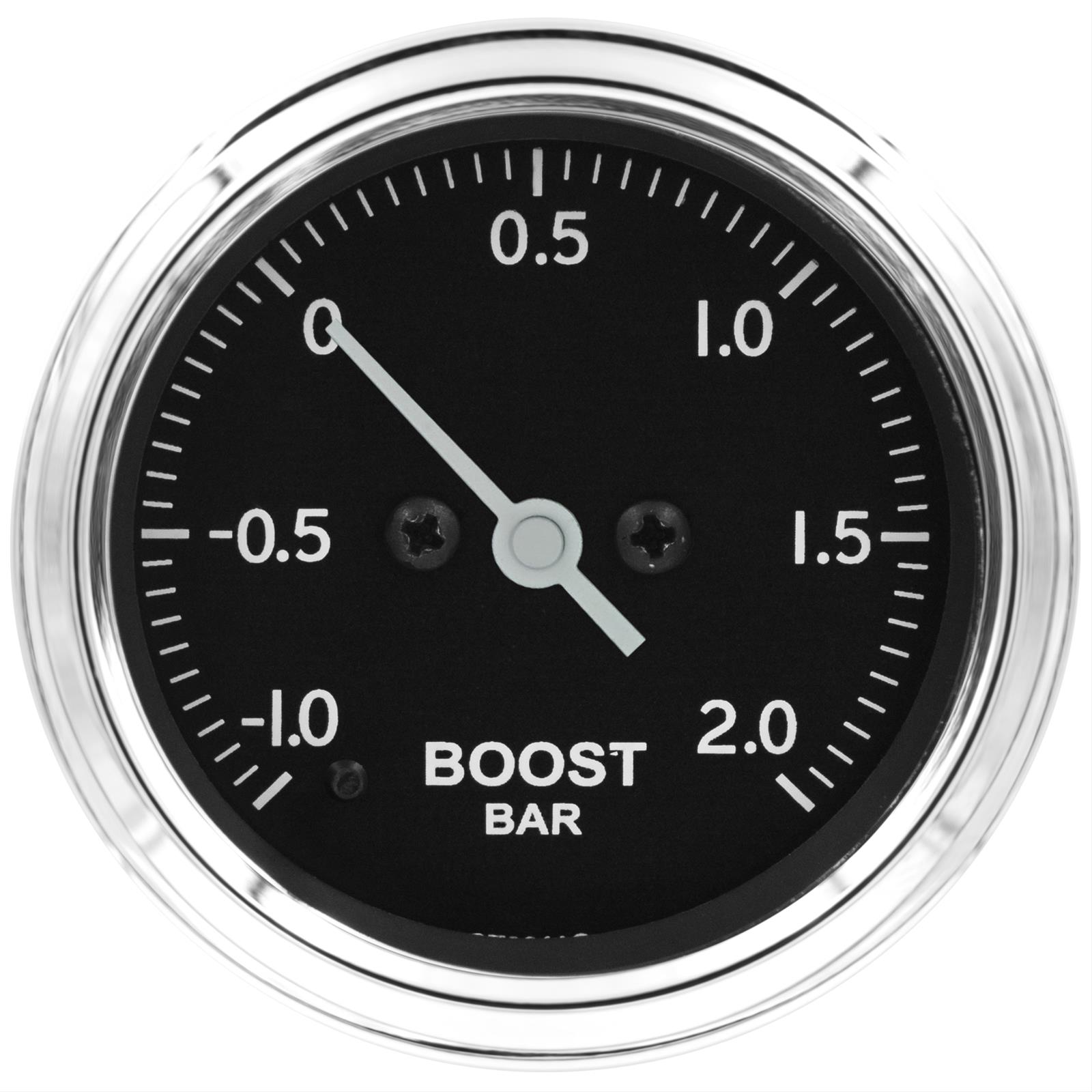 Stack Gauges ST3311C GAUGE, BOOST, PRO STEPPER MOTOR, 52MM, CLASSIC, -1 TO +2 BAR, INCL. T-FITTING