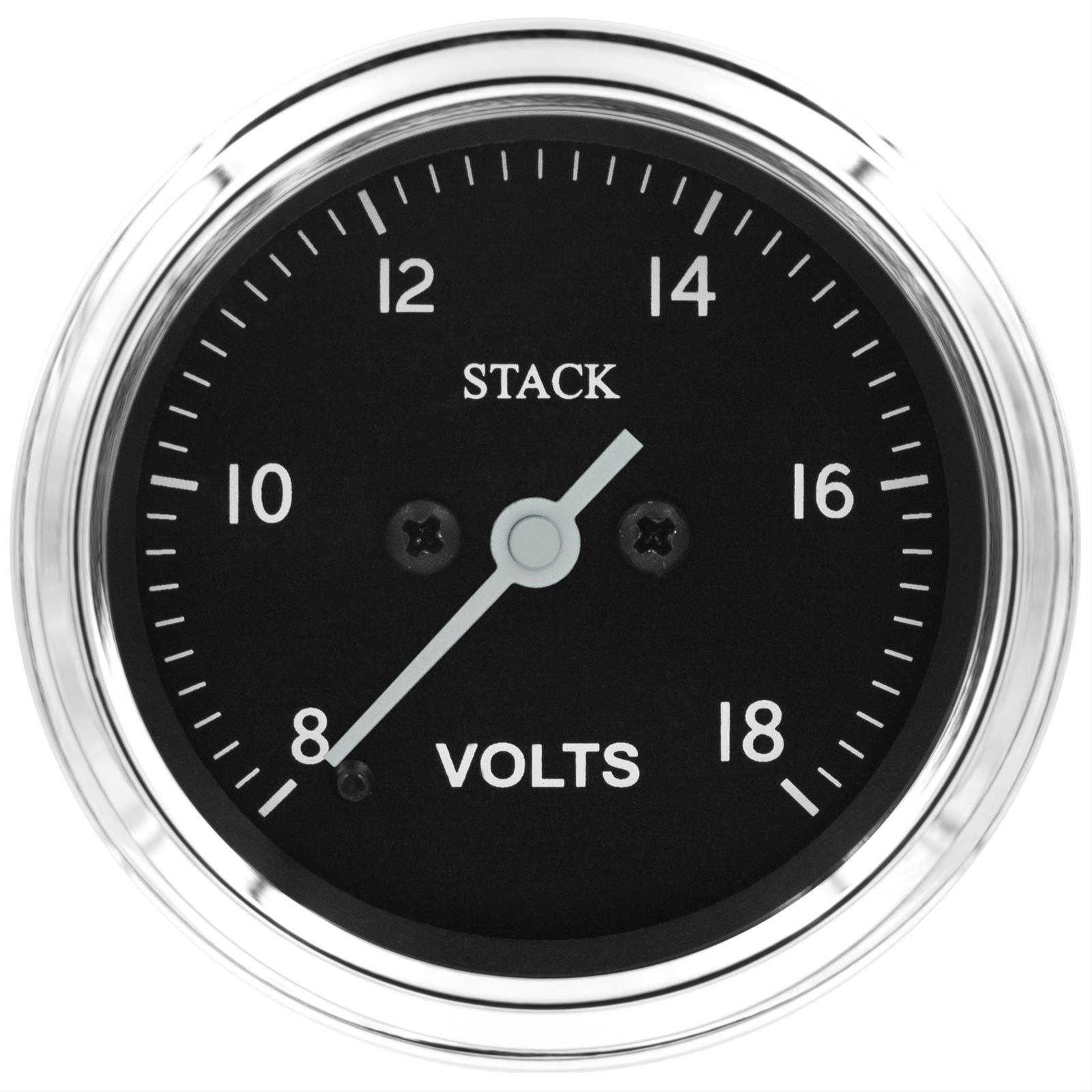 Stack Gauges ST3316C GAUGE, BATTERY VOLTAGE, PRO STEPPER MOTOR, 52MM, CLASSIC, 8-18V