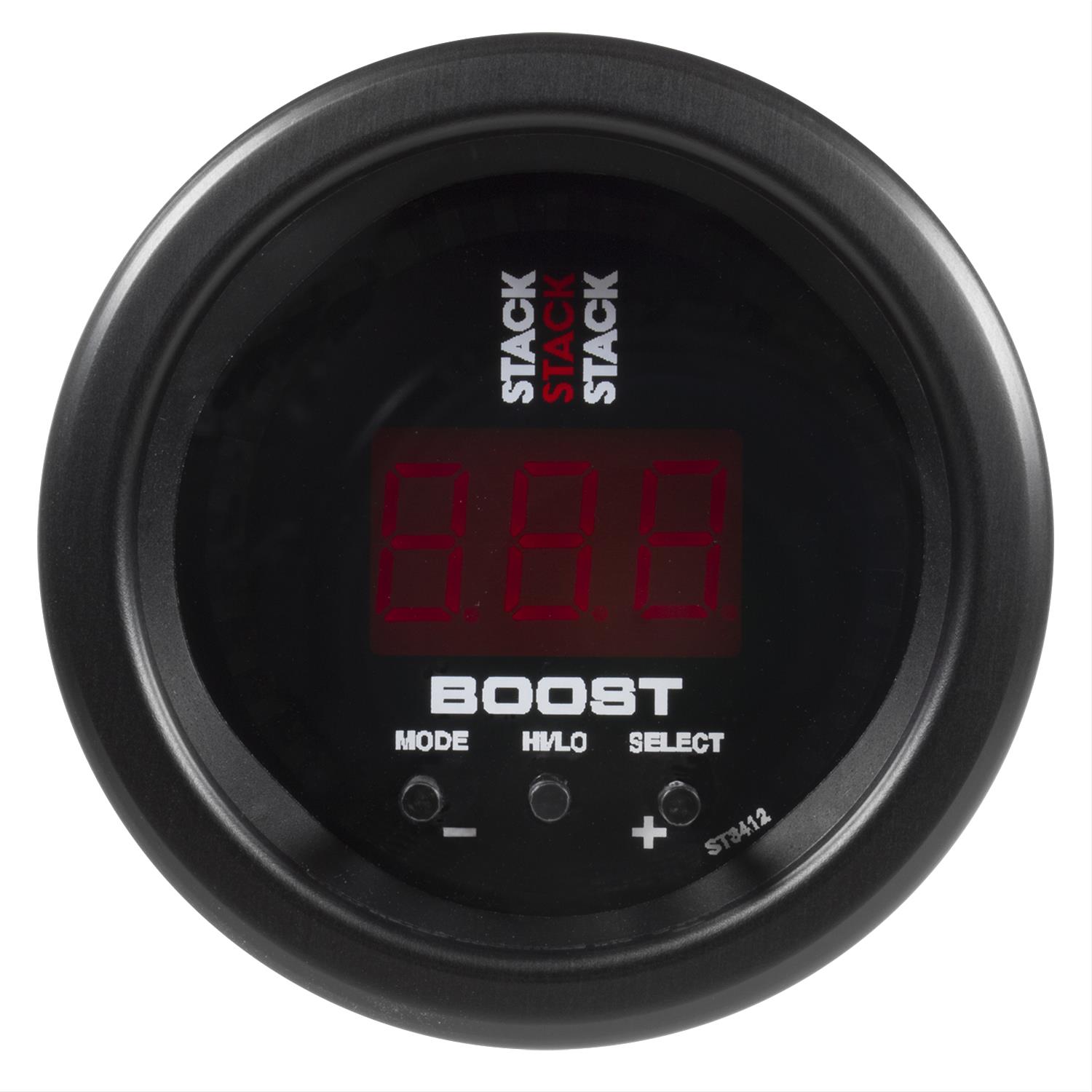 Stack Boost Controllers ST3412 Controller, 52mm, Blk, -1 to +2 Bar (-30inHg to +30 PSI) thumbnail 2