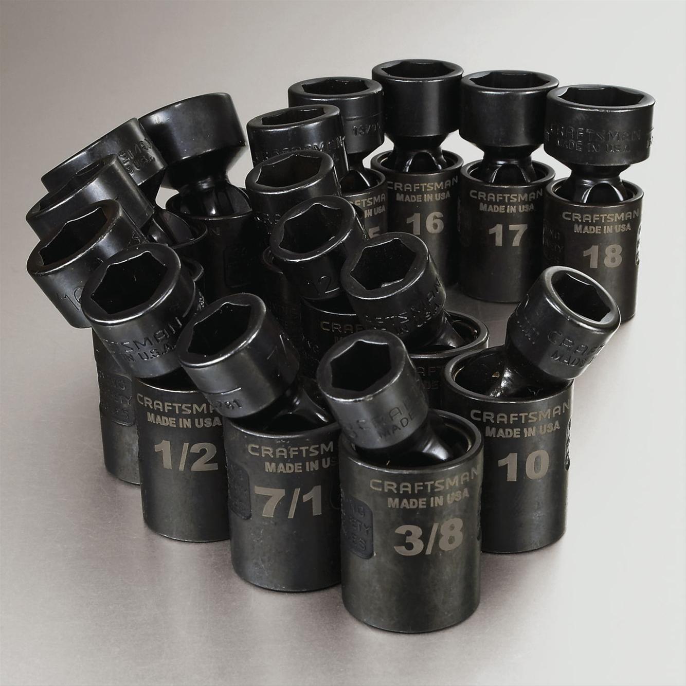 Craftsman 1/2 Drive Impact Socket Set at Casey Messenger blog