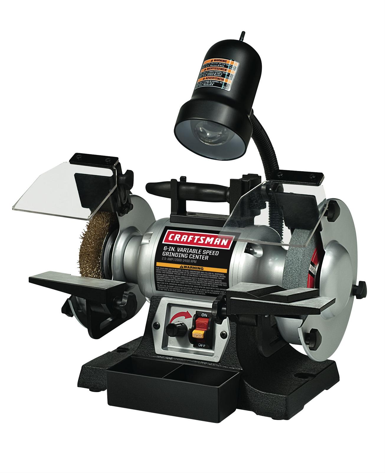 Craftsman 6 in. Variable Speed Bench Grinders 009-21154 - Free Shipping