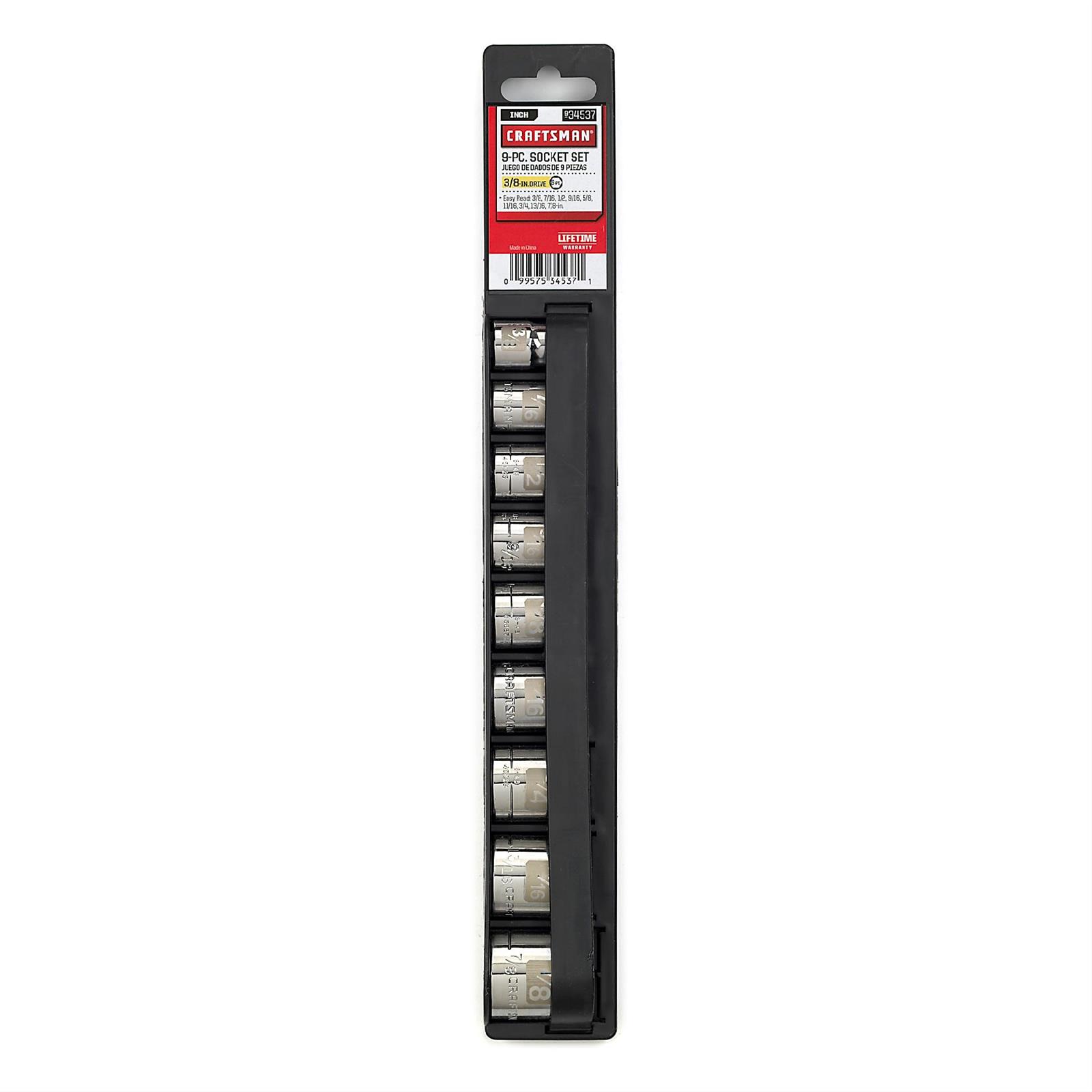Craftsman 009-34537 Craftsman Easy-to-Read Dual-Mark Socket Sets