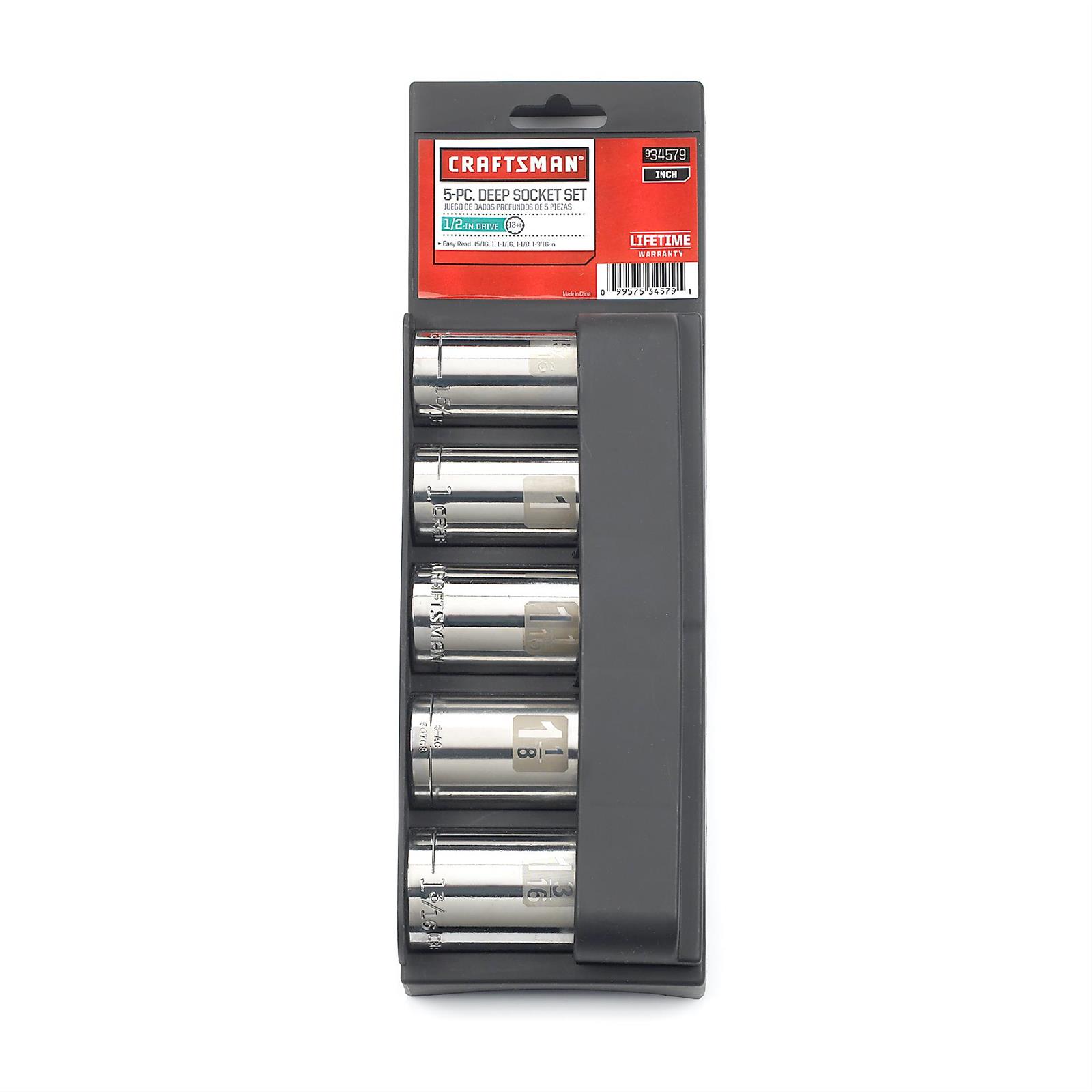 Craftsman 009-34579 Craftsman Easy-to-Read Dual-Mark Socket Sets