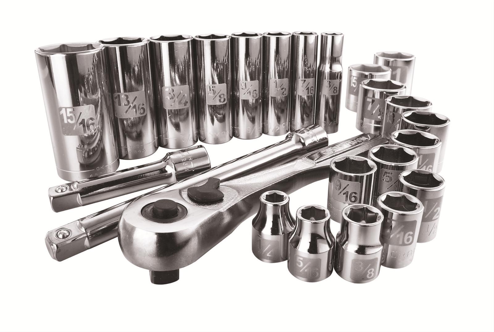 Craftsman 009-34867 Craftsman Easy-to-Read Dual-Mark Socket Sets
