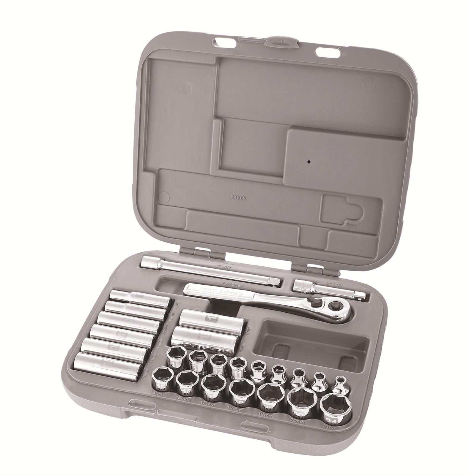 Craftsman Socket Organizer Set, Gray