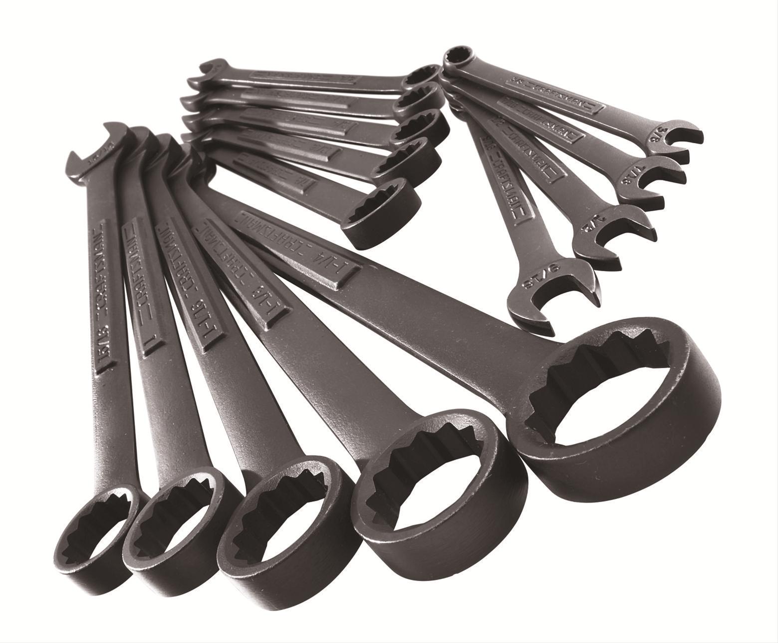 Craftsman Black Oxide Combination Wrench Sets 00946970 Free Shipping