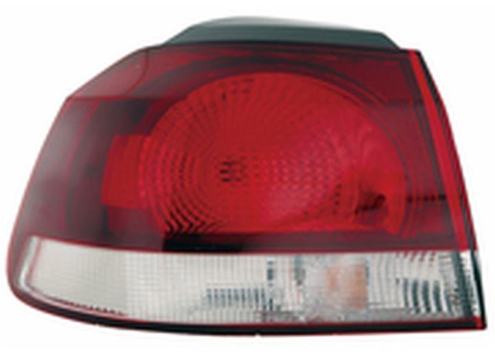 Sherman Replacement Part Compatible with VOLKSWAGEN GOLF Left Taillamp assy outer (Partslink Number VW2804106)