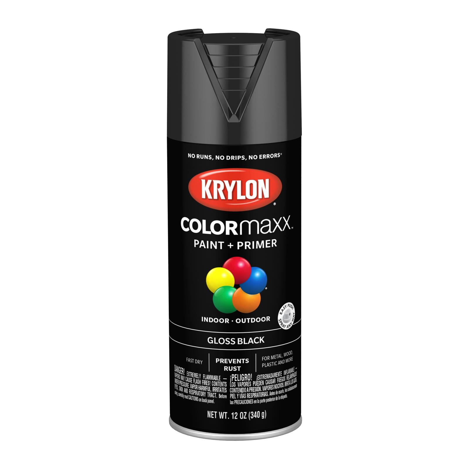 Krylon K05505007 COLORmaxx Spray Paint and Primer