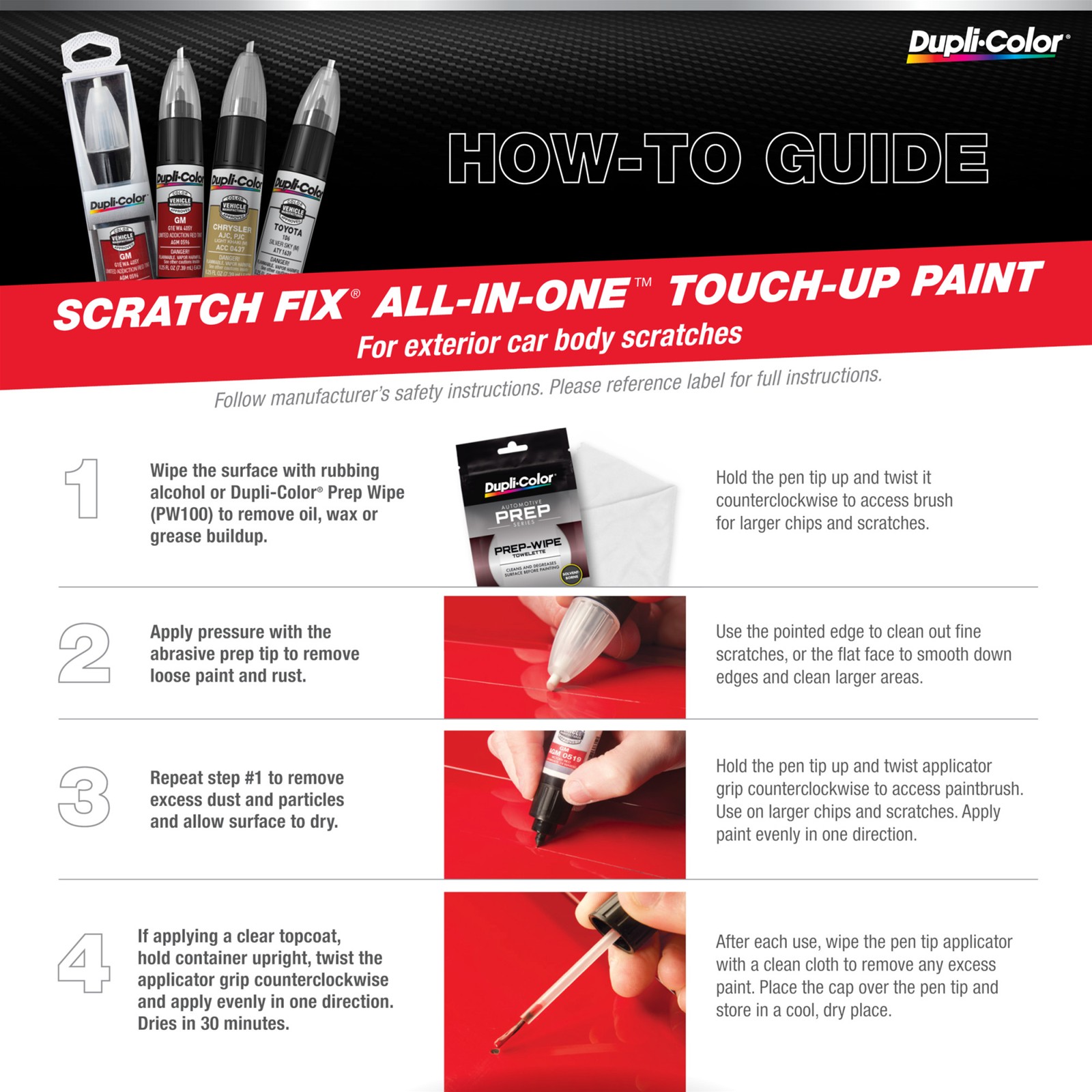 Dupli-Color ASU1357 Dupli-Color Scratch Fix All-in-1 Touch-Up