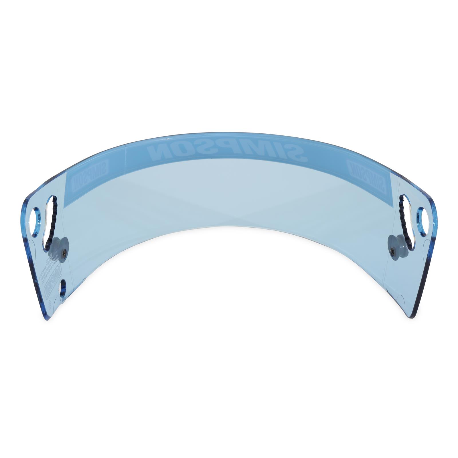 Simpson Replacement Helmet Shields 1019-17 Shield, Speedway Shart Series, HI-DEF Blue, Each thumbnail 2