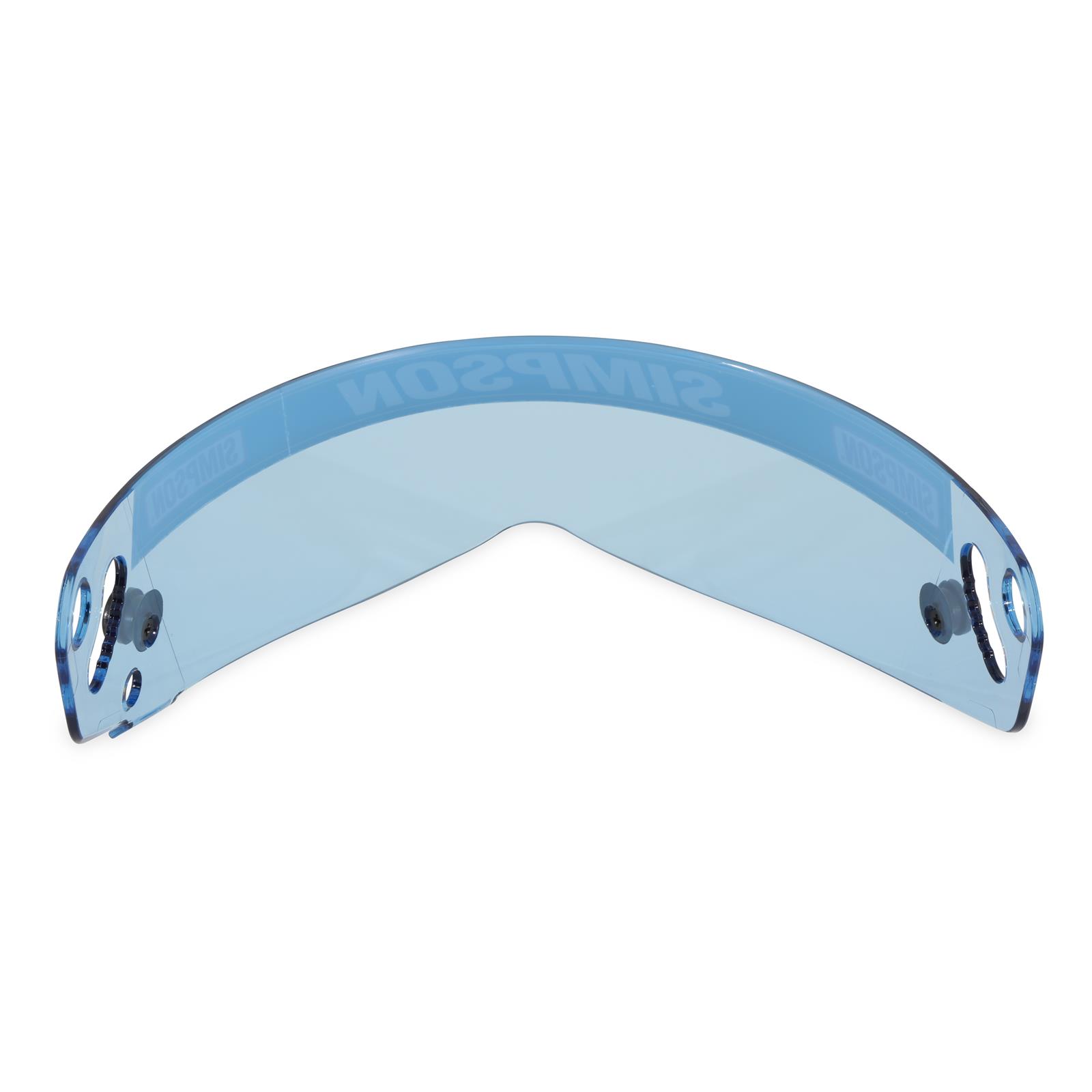 Simpson Replacement Helmet Shields 1029-17 Shield, XBandit/Diamond Back/Skull/RX Series, HI-DEF Blue, Each thumbnail 2