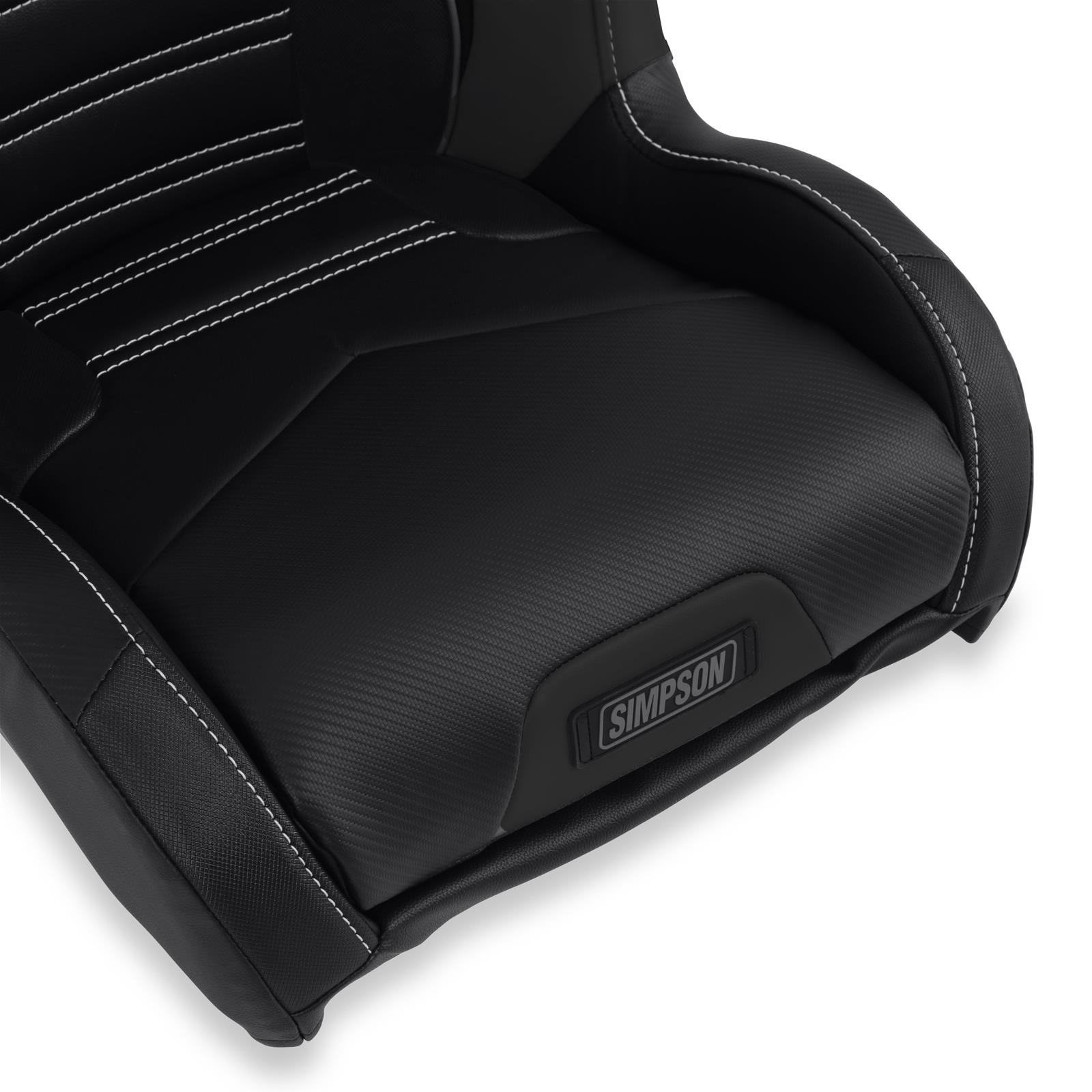 Simpson Pro Sport Seats 107-304 Powersports Seats, Seats, Front/Rear Bucket, Vinyl, Black/Black, Seat Mounts Are Not Included, Off-road, Each thumbnail 3