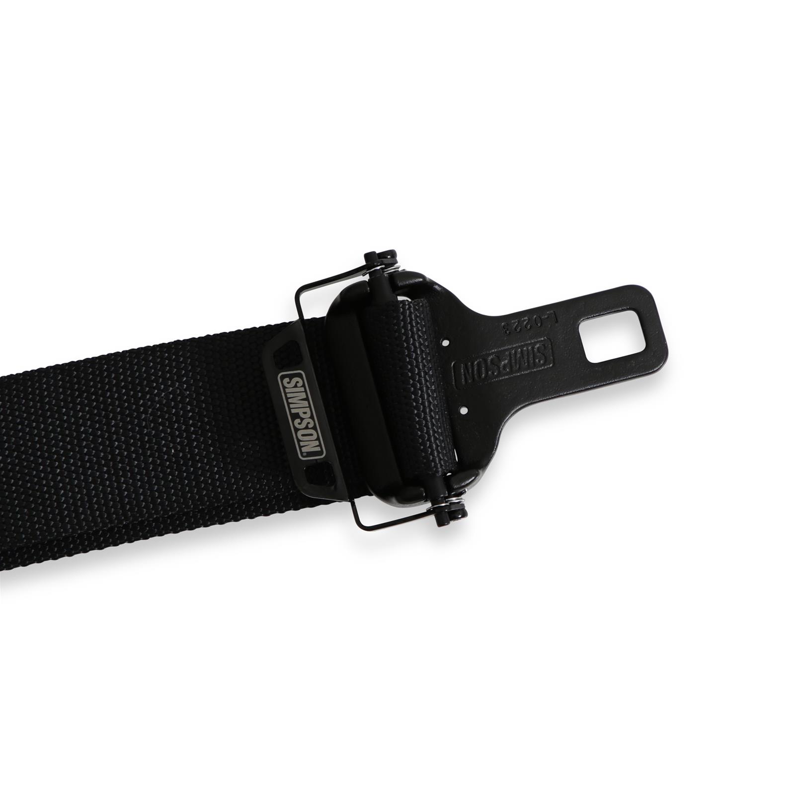 Simpson Double Pull Down Latch and Link SFI 7-Point Harness 12LD7WB Harness, Complete, Latch. 7 Point, 2.00 Should Belt, 2.00 Lap Belt, Individual-Type, Bolt-In, Floor/Roll Bar Mount, Black, Each thumbnail 7
