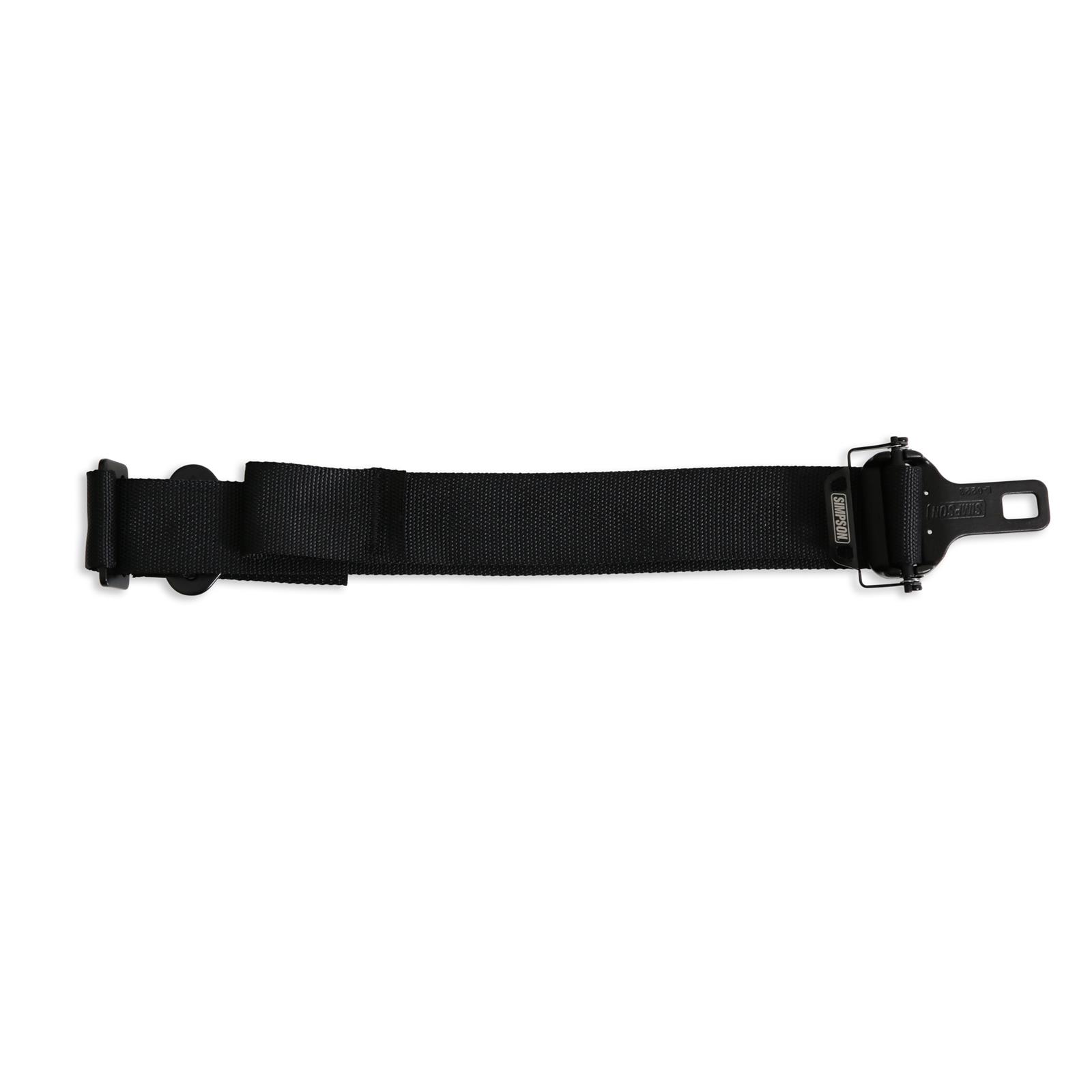 Simpson Double Pull Down Latch and Link SFI 7-Point Harness 12LD7WB Harness, Complete, Latch. 7 Point, 2.00 Should Belt, 2.00 Lap Belt, Individual-Type, Bolt-In, Floor/Roll Bar Mount, Black, Each thumbnail 8