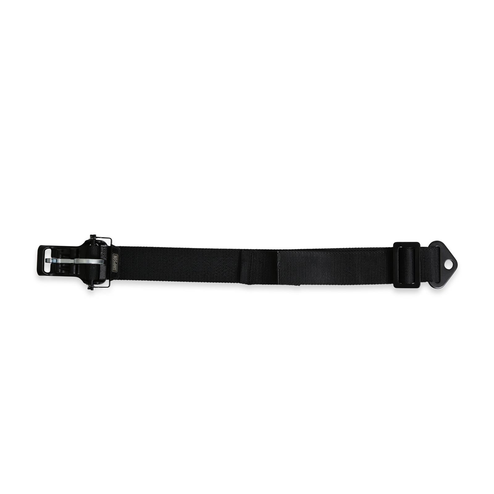 Simpson Double Pull Down Latch and Link SFI 7-Point Harness 12LD7WB Harness, Complete, Latch. 7 Point, 2.00 Should Belt, 2.00 Lap Belt, Individual-Type, Bolt-In, Floor/Roll Bar Mount, Black, Each thumbnail 9