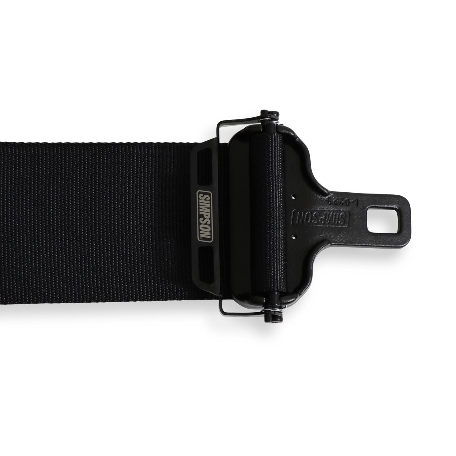 Simpson Double Pull Down Latch and Link SFI 5-Point Harness 132LD5WB Harness, Complete, Latch. 5 Point, 2.00/3.00 Should Belt, 3.00 Lap Belt, Individual-Type, Bolt-In, Floor/Roll Bar Mount, Black, Each thumbnail 3