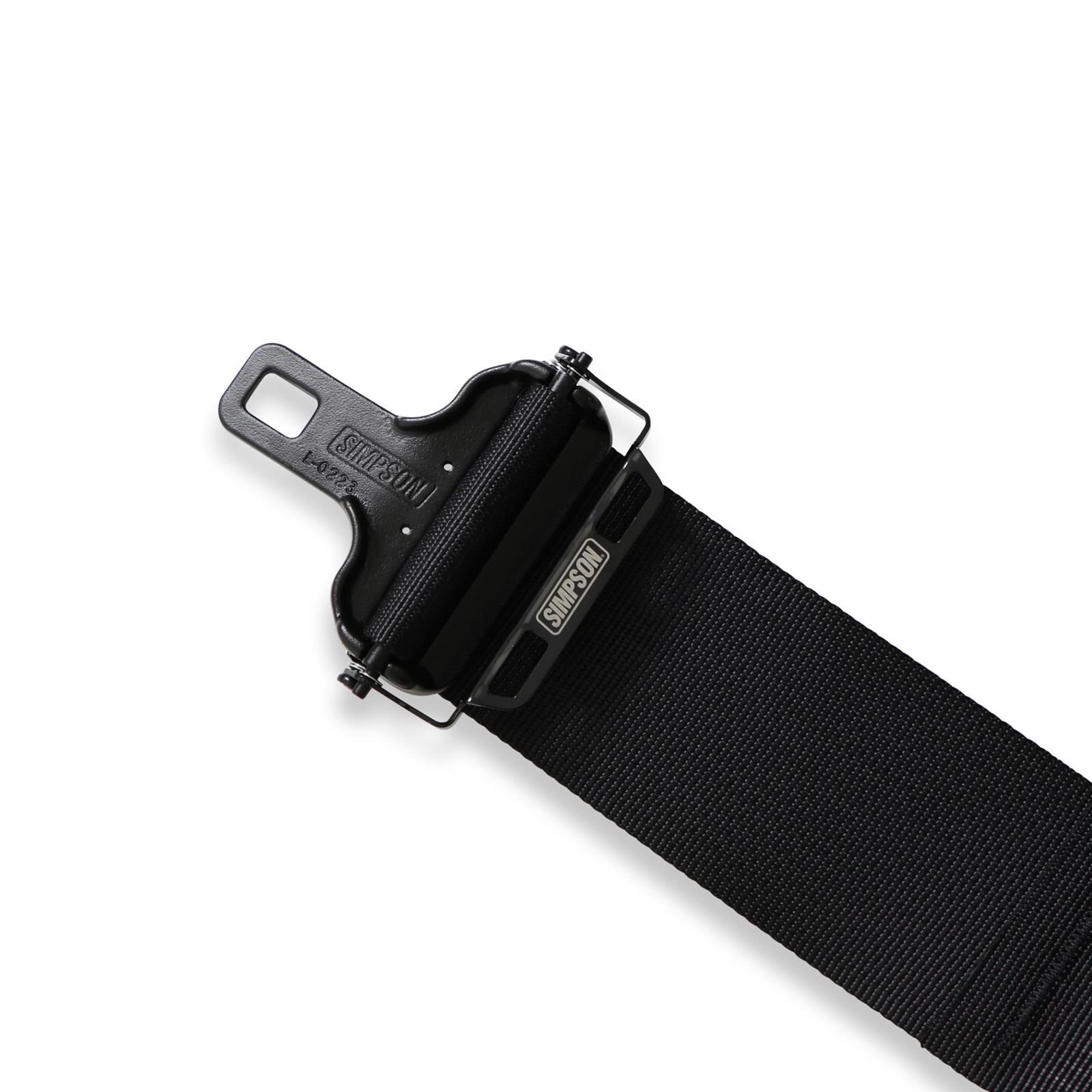 Simpson Double Pull Down Latch and Link SFI 5-Point Harness 132LD5WC Harness, Complete, Latch. 5 Point, 2.00/3.00 Should Belt, 3.00 Lap Belt, Individual-Type, Clip-In, Floor/Roll Bar Mount, Black, Each