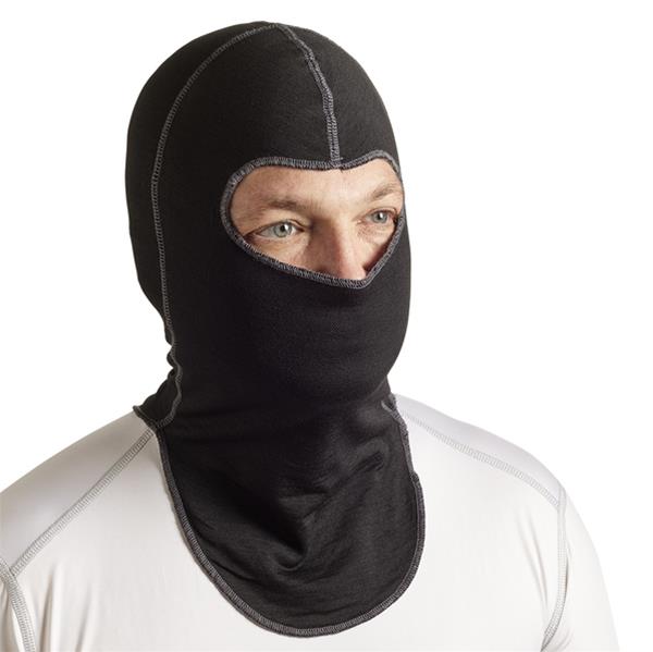Simpson Pro Fit Balaclavas 23091K Head Socks, Balaclavas, One Layer, Single Eyehole/Mouth Opening, Nomex®, Black, SFI 3.3/1, Each thumbnail 2