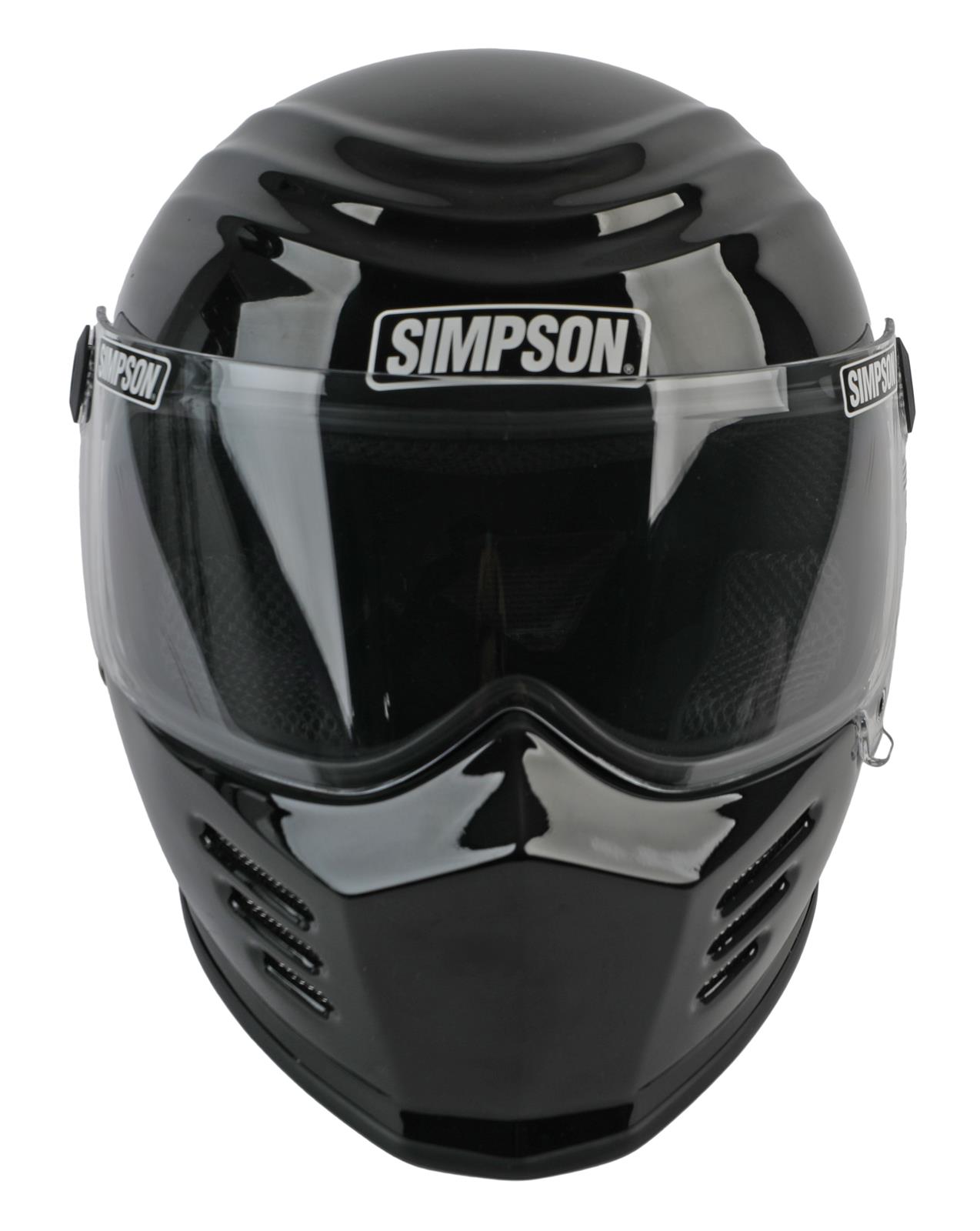 Simpson Racing Outlaw Bandit Series Helmets 28315M2 Helmet, Series, Full Face, EPS Liner, Gloss Black, M2015, Medium, Each thumbnail 2