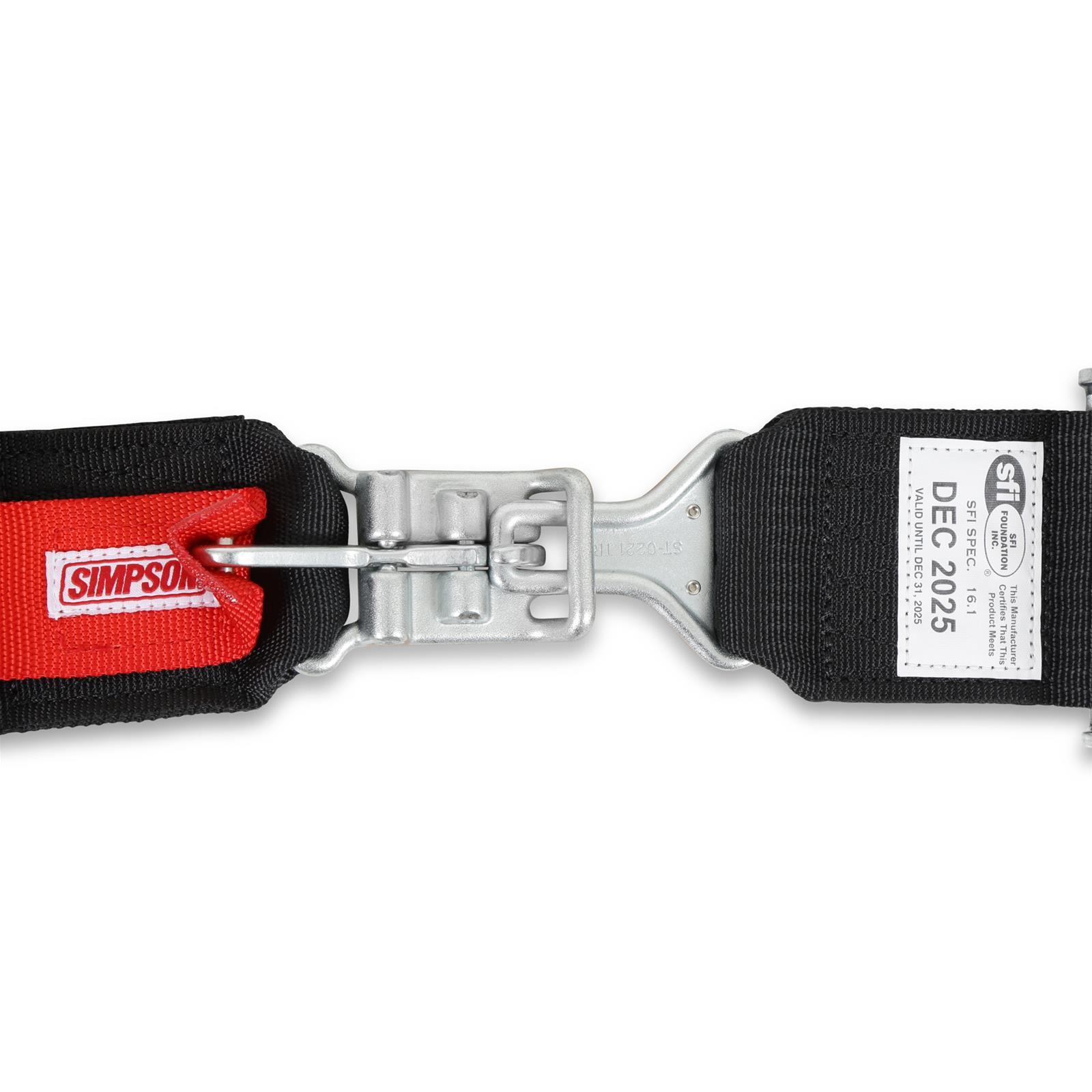 Simpson Racing Harnesses 290636HK 6 PT 55" SEATBELT B/I 2" INDV. thumbnail 3