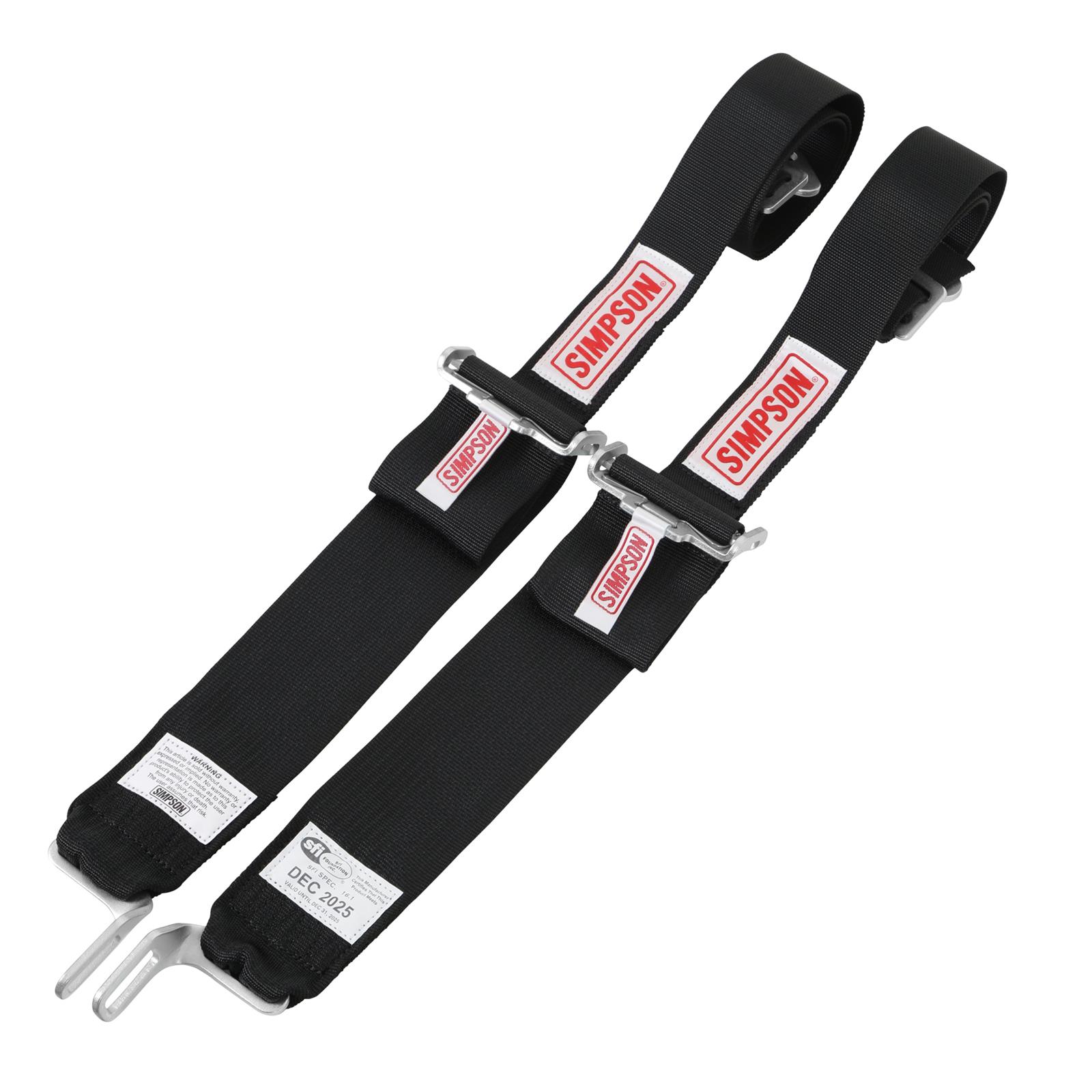 Simpson Racing Harnesses 290636HK 6 PT 55" SEATBELT B/I 2" INDV. thumbnail 2