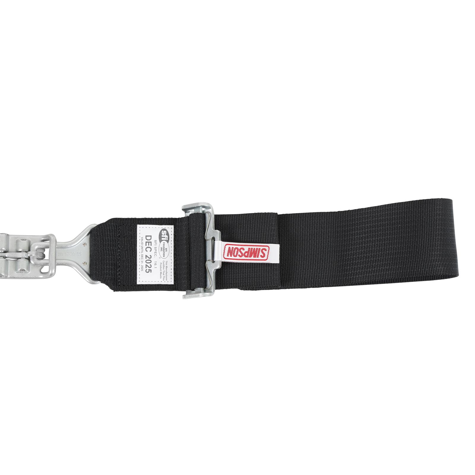 Simpson Racing Harnesses 290636HK 6 PT 55" SEATBELT B/I 2" INDV. thumbnail 5