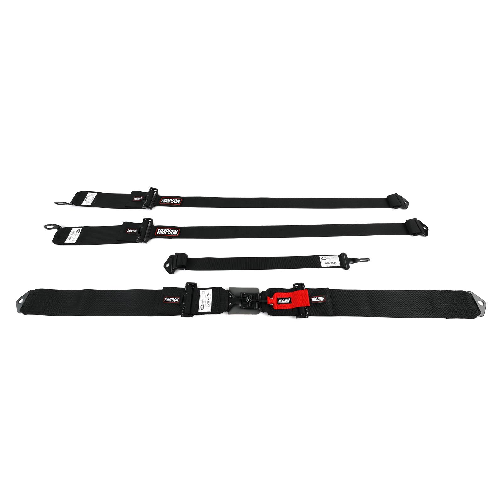 Simpson Racing 29063BKH1X Simpson Latch & Link Driver Restraint Systems