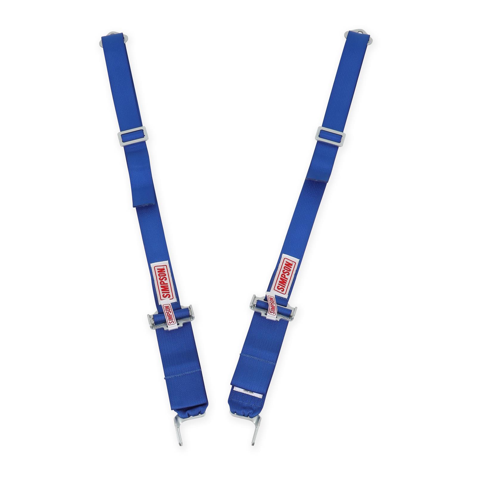 Simpson Racing Harnesses 29063BLH L&L 55" LAP BI 5PT PD HN BLUE thumbnail 6