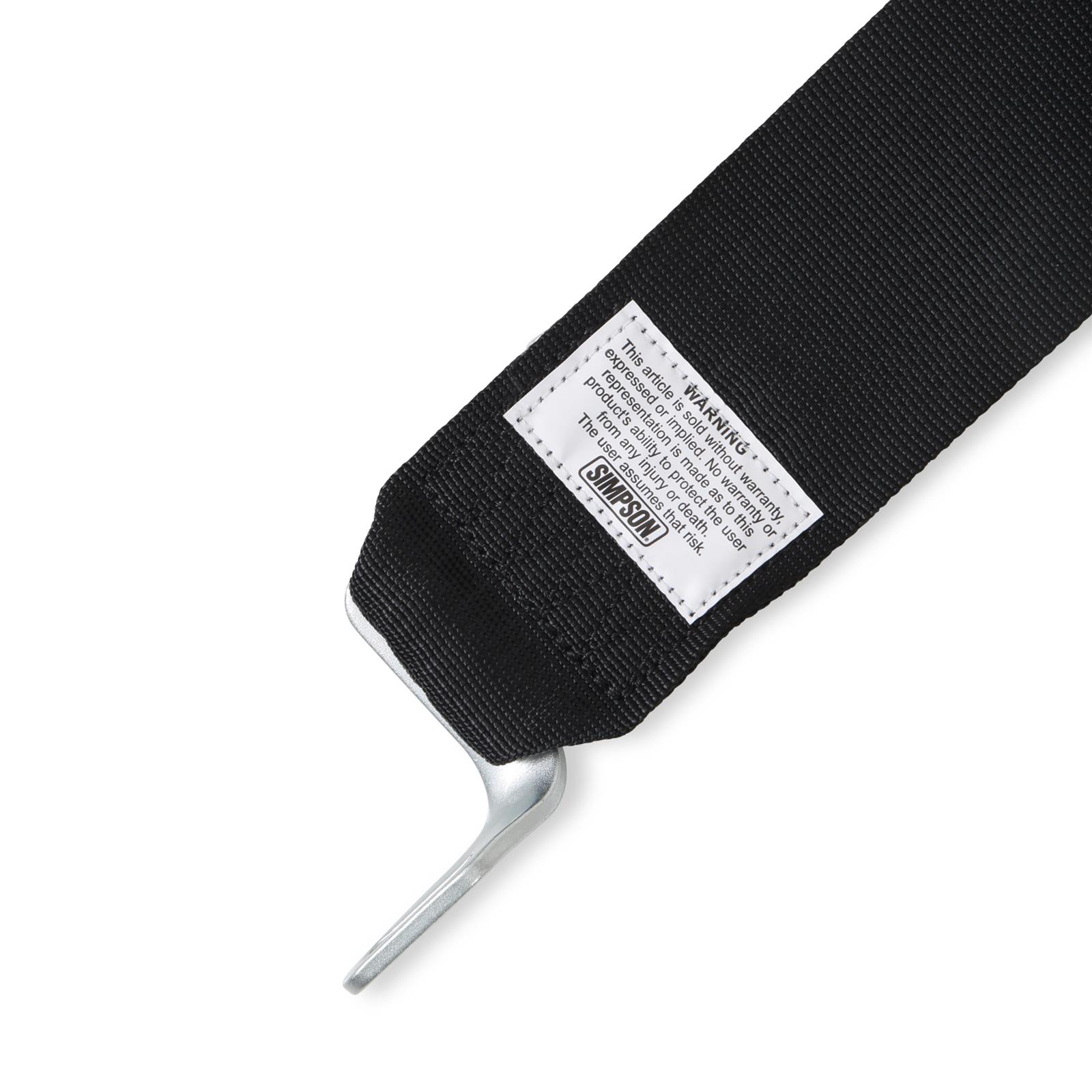 Simpson Racing Harnesses 29066BK 5 POINT L & L 55" SPRINT W/A PULL DOWN IND. HARNESS, BLACK thumbnail 2