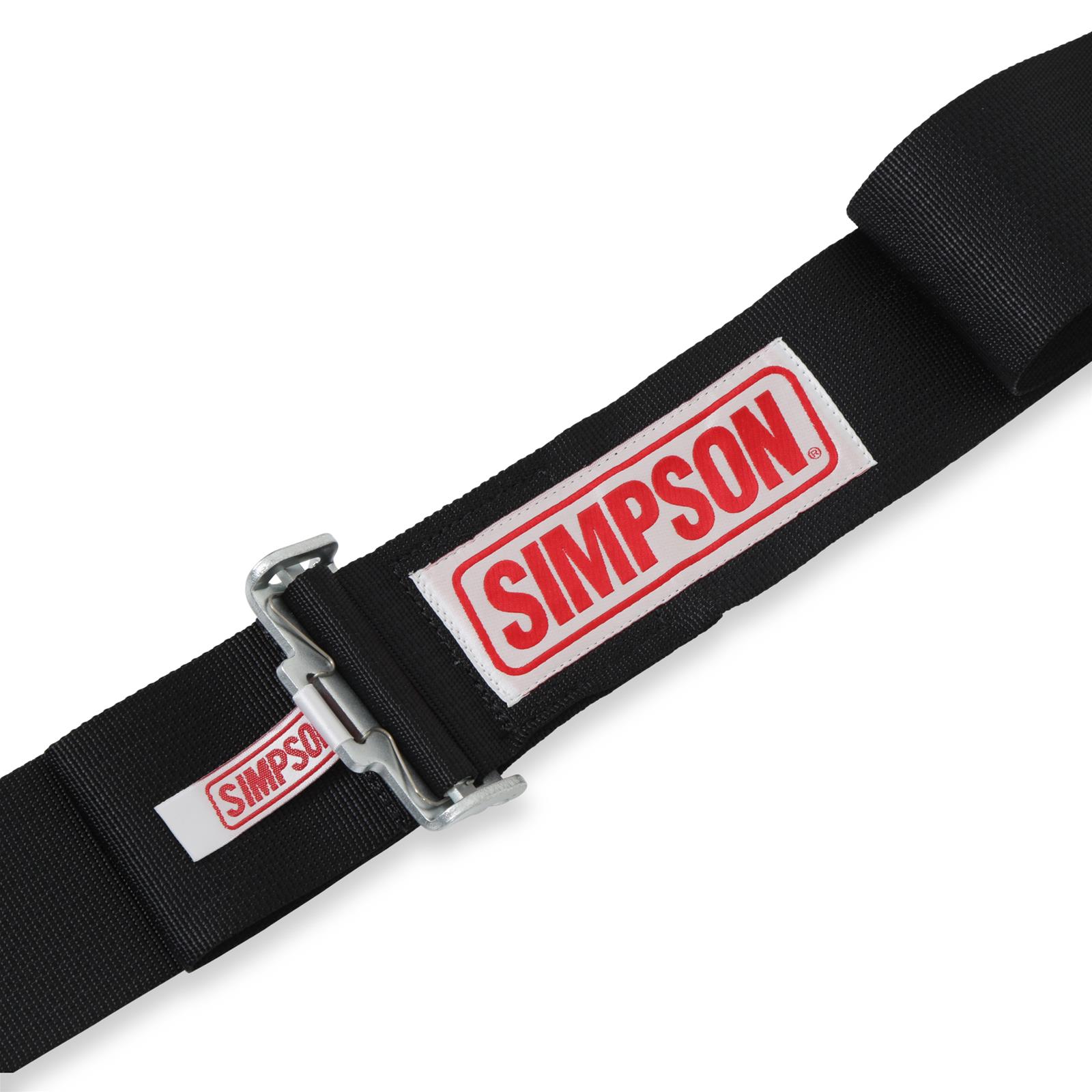 Simpson Racing Harnesses 29066BK 5 POINT L & L 55" SPRINT W/A PULL DOWN IND. HARNESS, BLACK