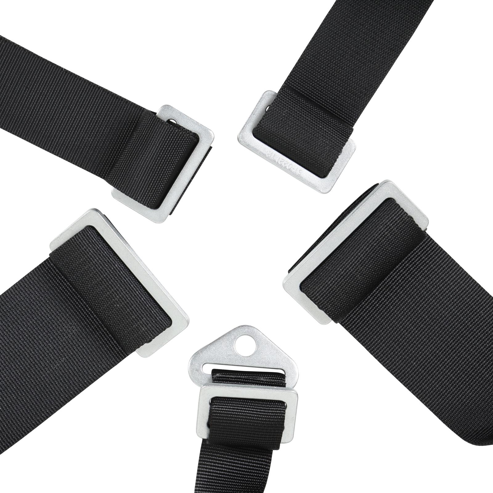 Simpson Racing Harnesses 29075BKH L&L 55" LAP SP SS 5PT PD HN BK