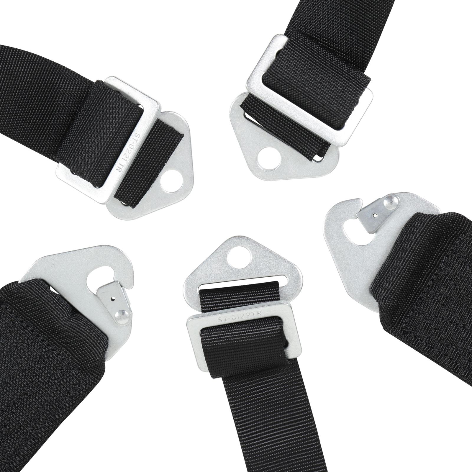 Simpson Racing Harnesses 29102BKH LCL 62" LAP FM 5PT PU HN BLK