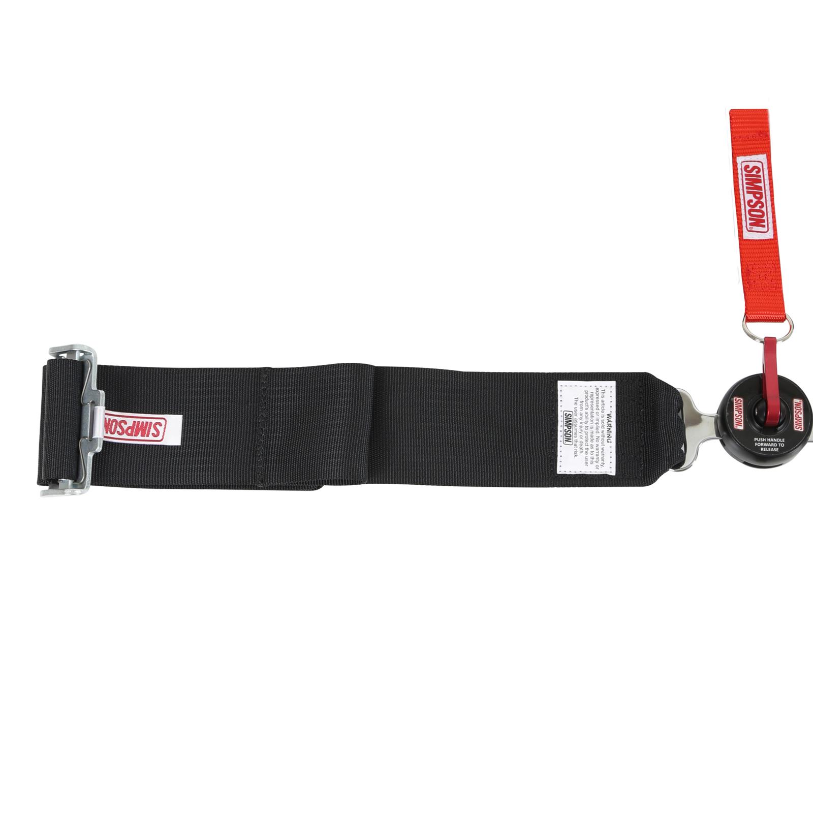 Simpson Racing Harnesses 29102BKH LCL 62" LAP FM 5PT PU HN BLK thumbnail 5