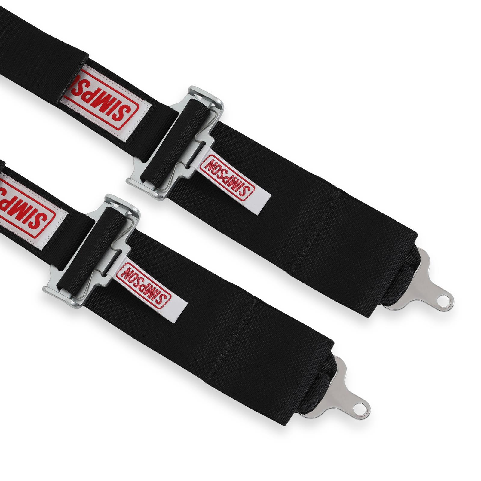 Simpson Racing Harnesses 29112BKH LCL 55" LAP WA 5PT PD HN BLK thumbnail 2