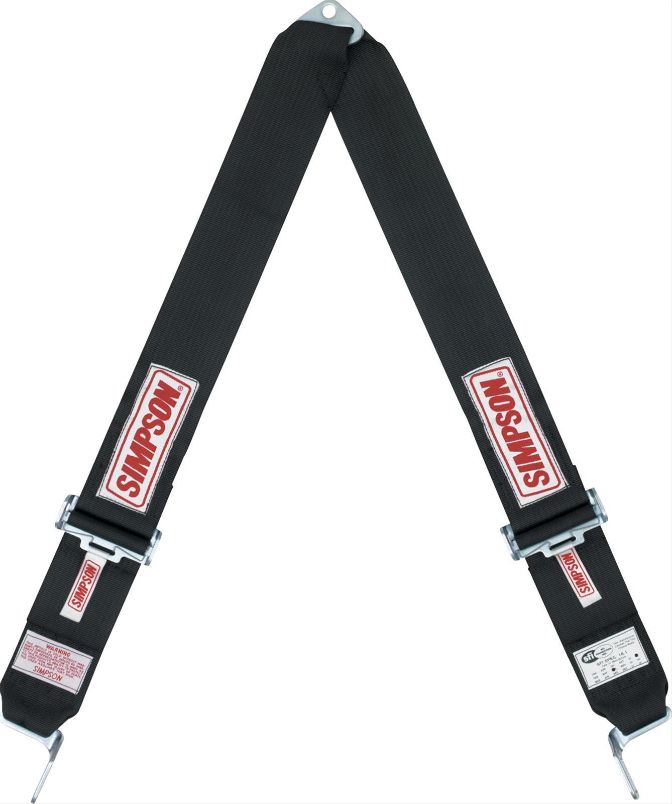 Simpson Camlock Shoulder 1-Point Harness 33005R 3" CAMLOCK V HARNESS ROLL BAR MOUNT BOLT-IN, RED