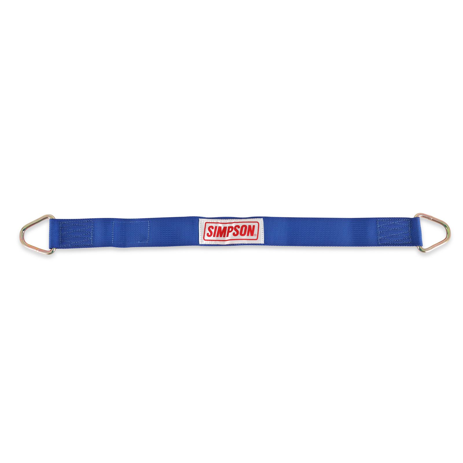 Simpson Racing Tie-Down Straps 35010BJ JUNKYARD DOG AXLE STRAP- BLUE thumbnail 4