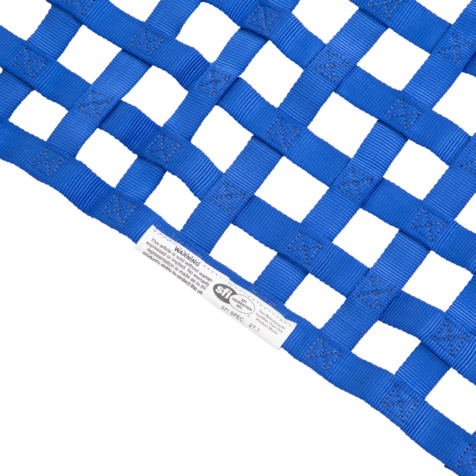 Simpson Window Nets 36003BL Net, Blue, Nylon, Ribbon, Square, 24 in. x 24 in., Each