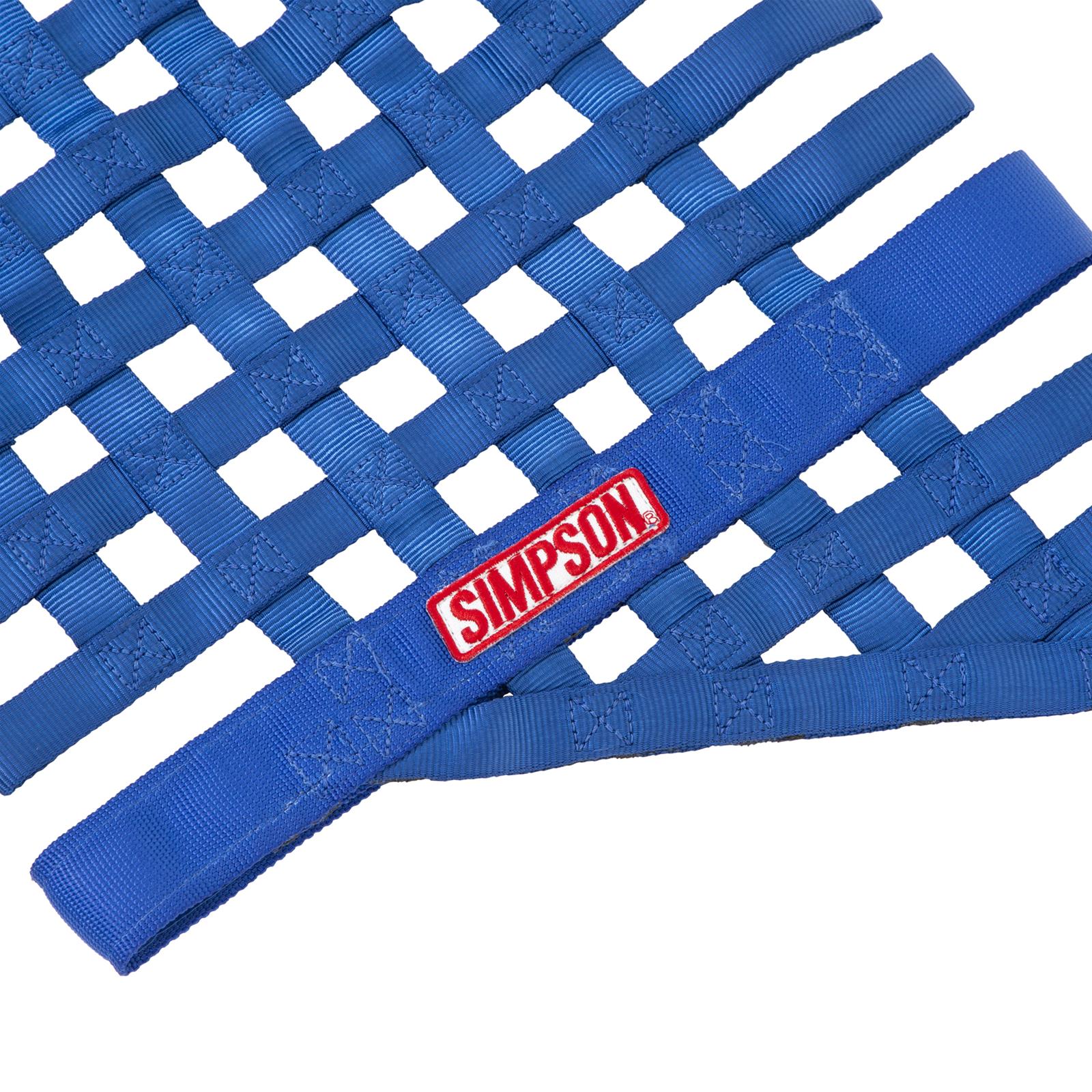 Simpson Window Nets 36004BL Net, Blue, Nylon, Ribbon, Trapezoid, 20 in. x 27 in. x 16 in., Each