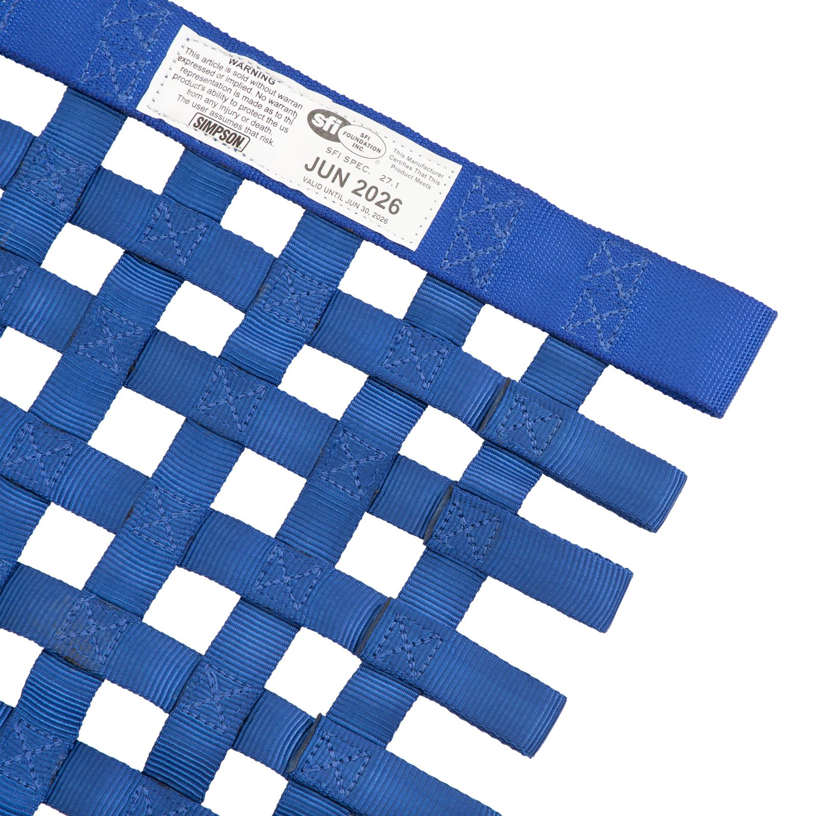 Simpson Window Nets 36004BL Net, Blue, Nylon, Ribbon, Trapezoid, 20 in. x 27 in. x 16 in., Each thumbnail 2
